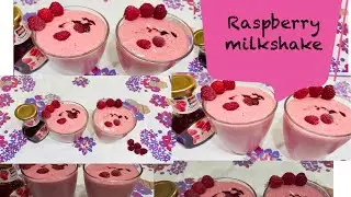 Raspberry milkshake recipe || रास्पबेरी मिल्कशेक रेसिपी