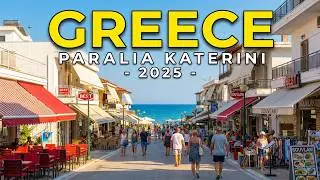 Afternoon Walking Paralia Katerini  Greece 2025