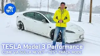 Avventura sulla Neve - TEST trazione INTEGRALE di Tesla Model 3 Performance