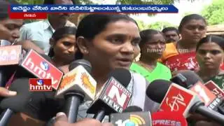 Red Sandalwood Labours Arrest Turns Controversy | Water Gandi Villagers Protest | Kadapa | HMTV