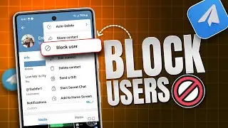 How to Block Users on Telegram | Block Someone on Telegram