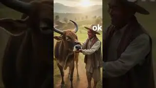 A cute ox have a own farm❤️❤️