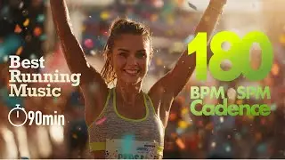 90-Minute 180BPM Running Music | Power Your Stride & Focus | High-Performance Training Mix