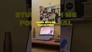 Study with me for CA Final #cafinal #studyvlog #shorts #viral