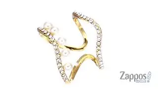 Vince Camuto Double Row Pearl Ring SKU: 9143013