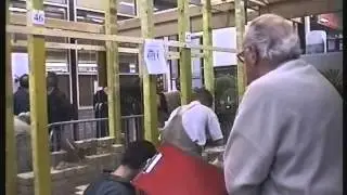 Regionale metselwedstrijd op Sondervick College Sterrenlaan (19-03-1998)