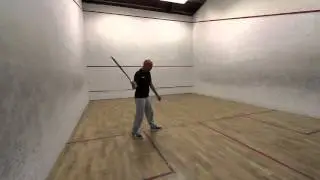 Le bon service au squash