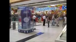 Sugar Media - Rotating totem with spectacular - Client: Colgate - Brand: Lady Speed Stick Waterproof