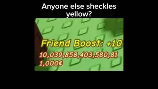 Anyone else have yellow sheckles in grow a garden? #growagarden #roblox 