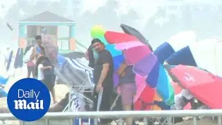 Subtropical storm Alberto slams Gulf Coast with strong winds