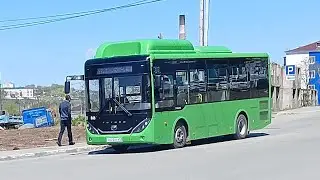 От пяти углов(Корсаков) до Хомутово на автобусе Yutong ZK6890HGQ. Маршрут 115.
