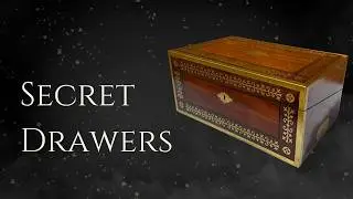 Rare Antique Regency Campaign Writing Slope Box with Secret Hidden Compartments