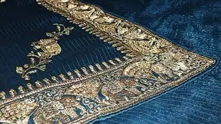 Saree stone work || designer saree || #saree #sareestonework #sareedesign #stoneworksaree #viral