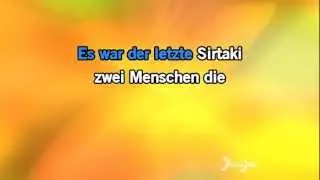 Karaoke Der letzte Sirtaki - Rex Gildo *