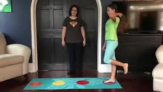 Hopping on Spot Markers with One Foot