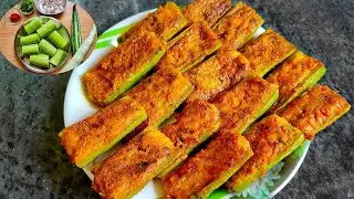 ଏହିପରି ସ୍ୱାଦିଷ୍ଟ ପୁର ଦେଇ ବନାନ୍ତୁ ଗରମାଗରମ ଛଚିନ୍ଦ୍ରା ଭଜା | stuffed snake gourd | chachindra bhaja Odia