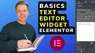 Text Editor Elementor Basics Widget | Anleitung Deutsch
