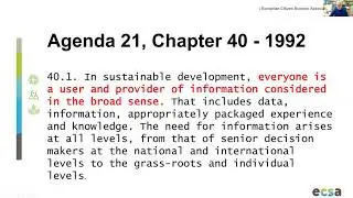Using citizen science effectively within the Aarhus context (Aarhus MoP7 side event)