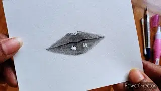 How to Draw GLOSSY LIPS Step-By-Step Guide | Lips Drawing | Easy Drawing