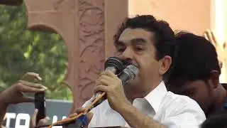 #Watch UP Speech of Er.Nadeem Tarin at AMU protest against brutal lathicharge by Police/RAF.