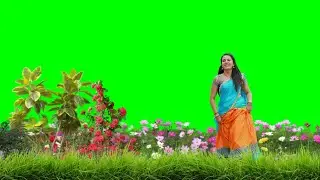 3D Cinematic Nature Green Screen Status Video Background || flower background green screen effect