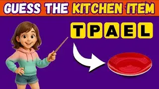 Guess the Kitchen Item from Scrambled Letters! | 50 Cooking Word Challenges 🍳🍴
