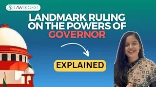 Landmark Judgment of Supreme Court on Governor's veto power | Article 200 of the Constitution
