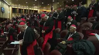Pope Leo XIV opens the Extraordinary Consistory of Cardinals