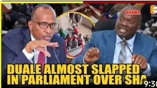 Drama in Parliament: CS Aden Duale Confronted by Angry MP Anthony Kibagendi over SHA Scandal