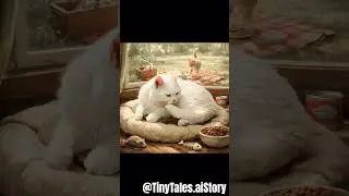 Story- The lazy Cat | TinyTales.aiStory | #story #trending #youtubeshorts #aivideo #viral #shorts