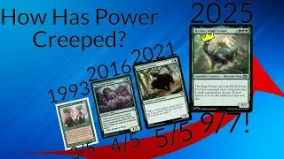 Power Creep In Magic The Gathering: An Analysis of Creatures' Stats