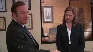 Saul Goodman on the Office cameras