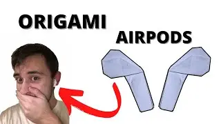 ORIGAMI AIRPODS! *awesome*