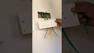 electrician life wiring Vishal a tu z six model board connection#electrician #electrical