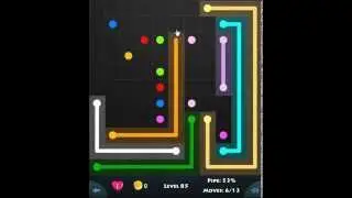 flow game facebook - 11 x 11 mania level 85 Connect the dots