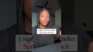 ‼️3 Signs you&rsquo;re under Spiritual Attack‼️ #spiritualattack #christian #shorts