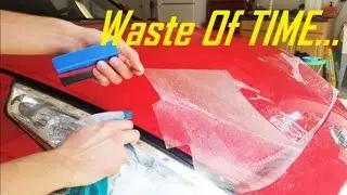 Installing The CHEAPEST Paint Protection Film!! HORRIBLE