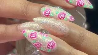 Betsy Johnson inspo Nail Art using Le Chat