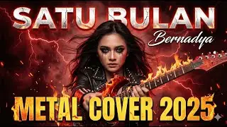 SATU BULAN &ndash; Bernadya (FULL ROCK METAL COVER) | AI Metal 2025 🤘🔥