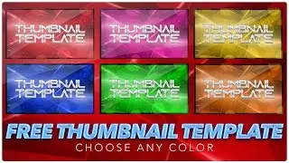 FREE GFX: Free Photoshop Thumbnail Template: Clean Thumbnail Design
