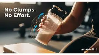 Portable Electric Protein Shaker Bottle with USB Rechargeable Motor - AMAZON link in description