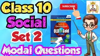 SEE 2082 Samajik Solution | Asmita Model Question Set 2 | 4 GPA Target 🎯