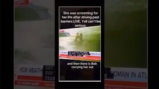 Reporter bob saves this lady 🥺 #kindness