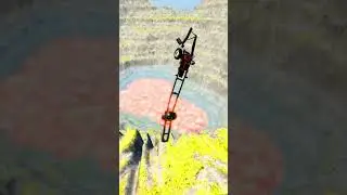 Cars vs Giant Lava Pit &ndash; BeamNG.drive #beamng #shorts #beamngdrive #automobile #usa #viral #brasil
