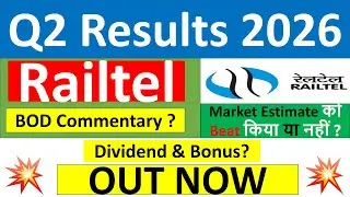 Railtel Q2 results 2026 | Railtel results today | Railtel Share News | Railtel Share latest news