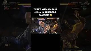 Respect and fairness #shorts #paulphoenix #tekken8 #tekken8paul #jinkazama #tekkenshorts #tekken