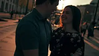 Cute couple dancing on the streets || Royalty Free (No copy right) || 1080p HD Stock Video
