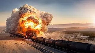 Ukrainian drones STRIKE Russian Railway Station   Then THIS Happened..