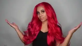 GOT RED HAIR!!  ft vanlov hair kryssss #vanlovhair #redhair #coloredwig #humanhairwigs #frontallwig