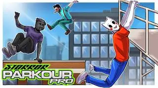ПАРКУР ДОГОНЯЛКИ И ПОЛ ЭТО ЛАВА... - STORROR Parkour Pro (УГАР)